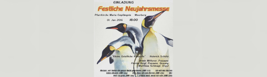 Festliche Neujahrsmesse 2016 / Weerberg